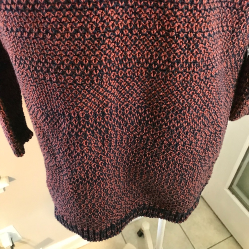 Orvis 100% cotton pockets marled cardigan sweater - Picture 8 of 16